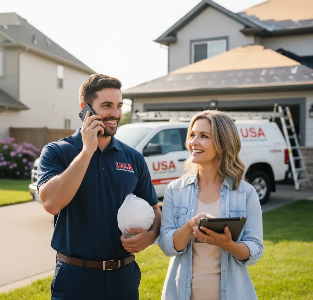 USA Roof Repair Experts customer support in Holt